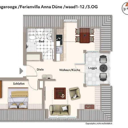 Ferienvillen Anna Duene Ferienvillen Anna Duene 1-12 * Wangerooge